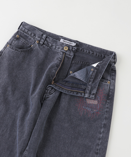 PARANOID(パラノイド)の「PARANOID / パラノイド OVERDYE STRAIGHT DENIM(デニムパンツ・メンズ・ネイビー/レッド・LARGE/SMALL/MEDIUM)」の9枚目の写真