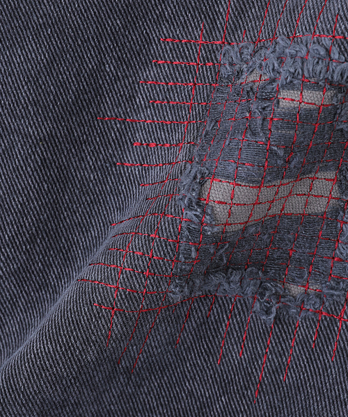 PARANOID(パラノイド)の「PARANOID / パラノイド OVERDYE STRAIGHT DENIM(デニムパンツ・メンズ・ネイビー/レッド・LARGE/SMALL/MEDIUM)」の10枚目の写真