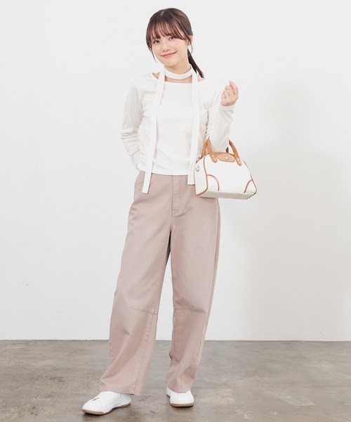 Honeys（ハニーズ）の「カーブパンツ（その他パンツ・レディース・グレー/ピンク/ライトグレー/ブルー系その他・L/LL/M/S/SS）」の6枚目の写真