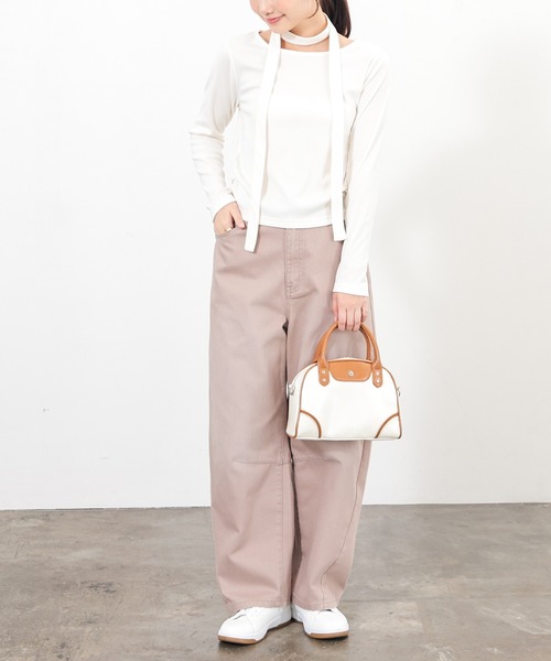 Honeys（ハニーズ）の「カーブパンツ（その他パンツ・レディース・グレー/ピンク/ライトグレー/ブルー系その他・L/LL/M/S/SS）」の7枚目の写真