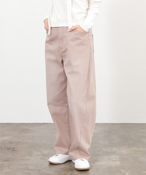 Honeys（ハニーズ）の「カーブパンツ（その他パンツ・レディース・グレー/ピンク/ライトグレー/ブルー系その他・L/LL/M/S/SS）」の8枚目の写真