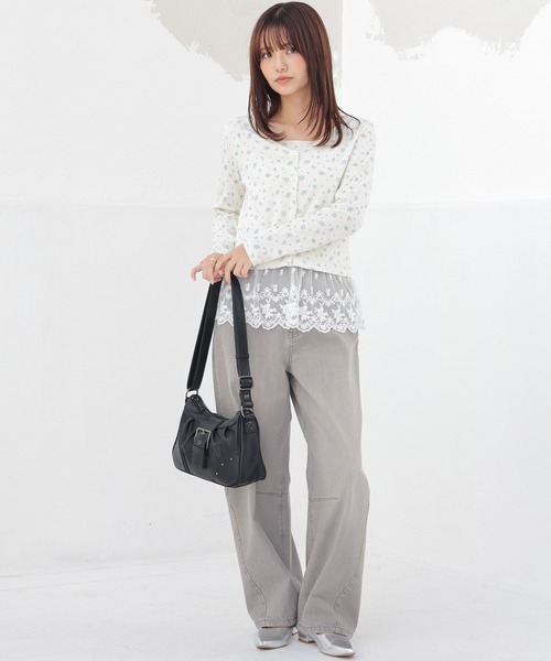 Honeys（ハニーズ）の「カーブパンツ（その他パンツ・レディース・グレー/ピンク/ライトグレー/ブルー系その他・L/LL/M/S/SS）」の17枚目の写真