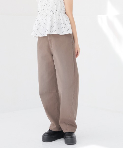 Honeys(ハニーズ)の「カーブパンツ(その他パンツ・レディース・グレー/ピンク/ライトグレー/ブルー系その他/ホワイト/ブラウン・L/LL/M/S/SS)」の8枚目の写真