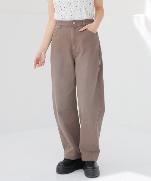 Honeys(ハニーズ)の「カーブパンツ(その他パンツ・レディース・グレー/ピンク/ライトグレー/ブルー系その他/ホワイト/ブラウン・L/LL/M/S/SS)」の13枚目の写真