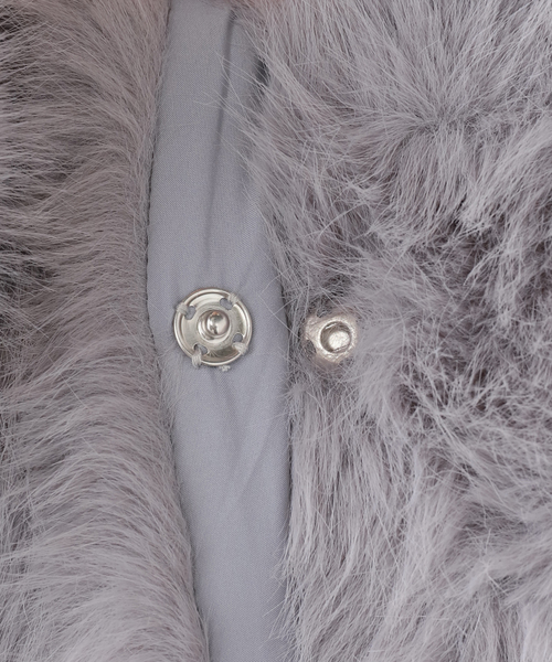 EDIT. FOR LULU（エディットフォールル）の「【GHOSPELL/ゴスペル】Rylee Faux Fur Coat（その他アウター・レディース・チャコールグレー・FREE）」の16枚目の写真