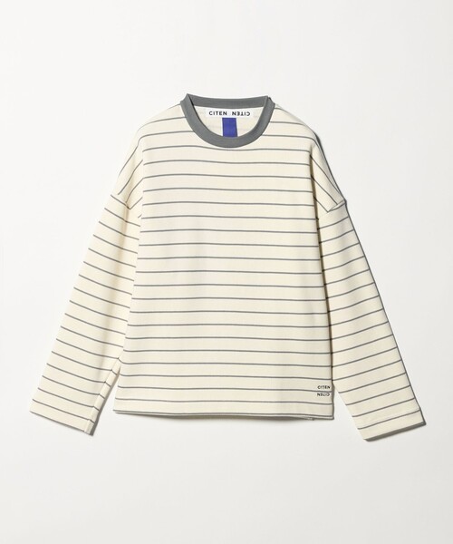 CITEN（シテン）の「＜CITEN＞ボーダーリンガースウェット（スウェット・メンズ・ブラック/ライトグレー・M/L）」の13枚目の写真