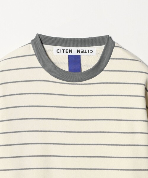 CITEN（シテン）の「＜CITEN＞ボーダーリンガースウェット（スウェット・メンズ・ブラック/ライトグレー・M/L）」の15枚目の写真