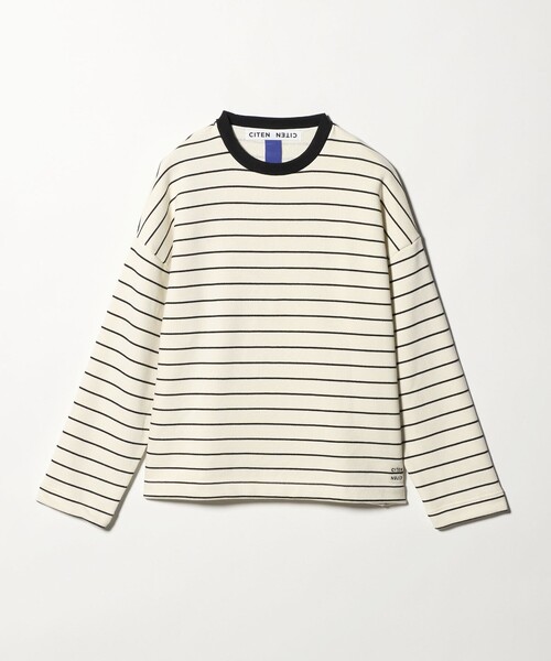CITEN（シテン）の「＜CITEN＞ボーダーリンガースウェット（スウェット・メンズ・ブラック/ライトグレー・M/L）」の20枚目の写真