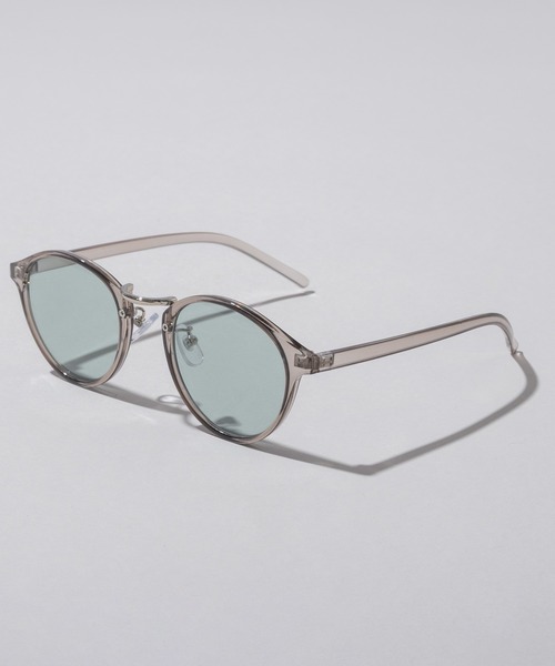 Munich（ミューニック）の「シンボストンフレームサングラス（サングラス・レディース・ベージュ/ブラック/ライトグリーン/ブラウン・FREE）」の8枚目の写真