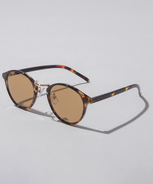 Munich（ミューニック）の「シンボストンフレームサングラス（サングラス・レディース・ベージュ/ブラック/ライトグリーン/ブラウン・FREE）」の6枚目の写真