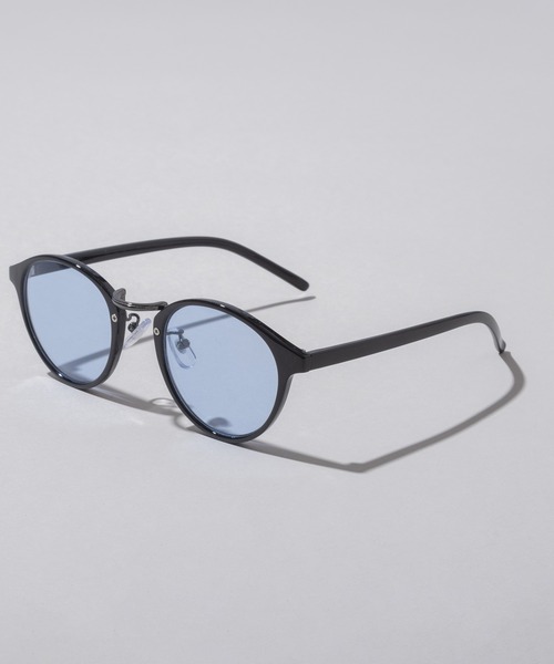 Munich（ミューニック）の「シンボストンフレームサングラス（サングラス・レディース・ベージュ/ブラック/ライトグリーン/ブラウン・FREE）」の5枚目の写真