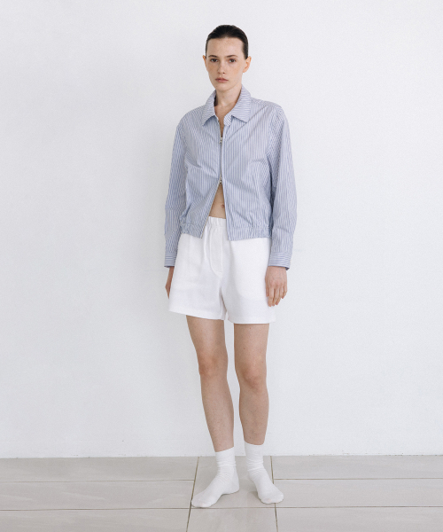 スウェットショーツ_ホワイト