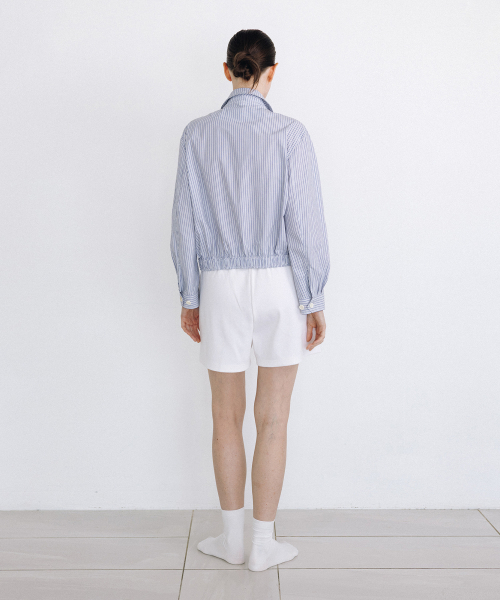 スウェットショーツ_ホワイト