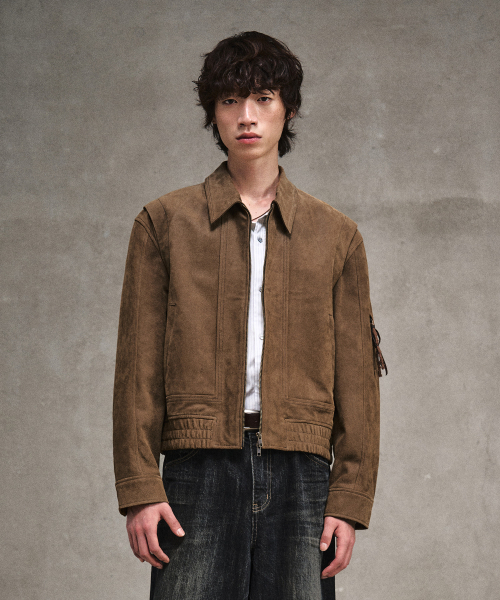 LMOOD(エルムード)の「トバコスエードブルゾンチェスナッツ(ブルゾン・レディース・その他・46/44)」の2枚目の写真
