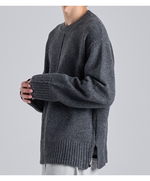 Center Pintack Point knit (chunky)