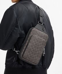 ✨新品未使用✨現行品✨ COACH　ボディバッグ　リファインド ペブル レザー COACH（コーチ）の「キャンパス パック リファインド ペブル レザー