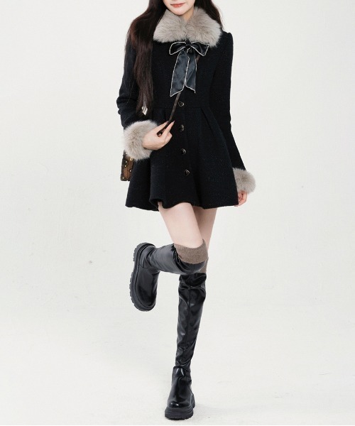 リアルマーズ　フード付きミニワンピース　y2k リアルマーズ フード付きミニワンピース y2k - メルカリ