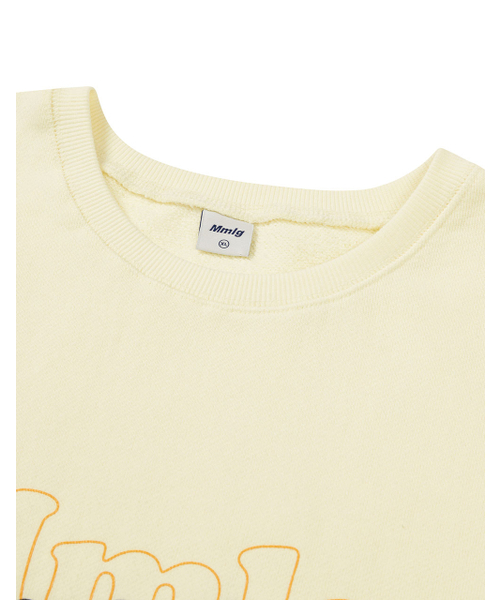 MMLG（エムエムエルジー）の「[Mmlg] LP MELGE SWEAT (NATURAL SOAP)（スウェット・レディース・その他・X-LARGE/LARGE/MEDIUM/SMALL）」の3枚目の写真