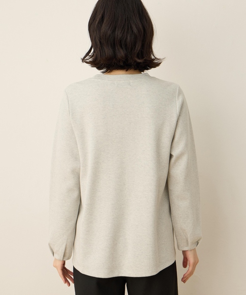 DECOY SINCE 1981(デコイシンスイチキュウハチイチ)の「ラメ裏起毛ポンチプルオーバー(Tシャツ/カットソー・レディース・ブラック/グレー・M/L/LL)」の5枚目の写真