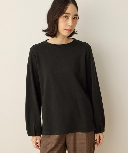 DECOY SINCE 1981(デコイシンスイチキュウハチイチ)の「ラメ裏起毛ポンチプルオーバー(Tシャツ/カットソー・レディース・ブラック/グレー・M/L/LL)」の6枚目の写真