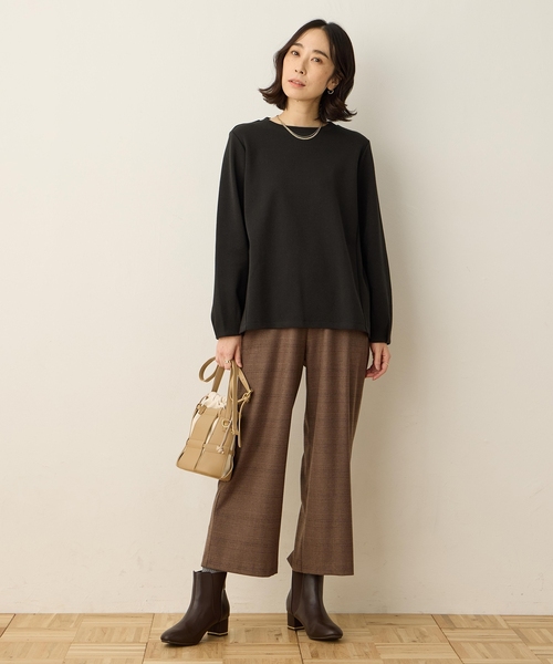 DECOY SINCE 1981(デコイシンスイチキュウハチイチ)の「ラメ裏起毛ポンチプルオーバー(Tシャツ/カットソー・レディース・ブラック/グレー・M/L/LL)」の8枚目の写真