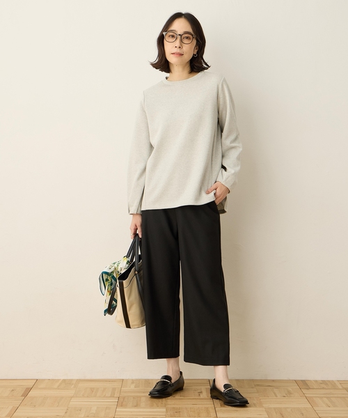 DECOY SINCE 1981(デコイシンスイチキュウハチイチ)の「ラメ裏起毛ポンチプルオーバー(Tシャツ/カットソー・レディース・ブラック/グレー・M/L/LL)」の9枚目の写真