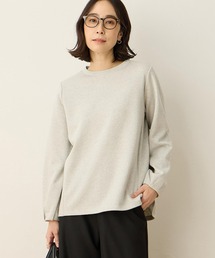 ラメ裏起毛ポンチプルオーバー