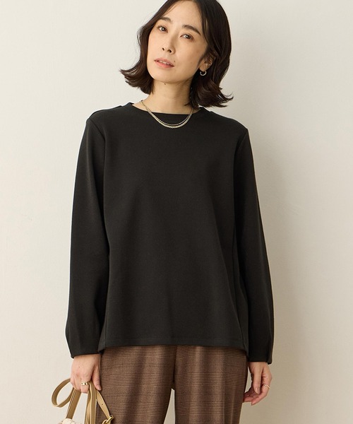 DECOY SINCE 1981(デコイシンスイチキュウハチイチ)の「ラメ裏起毛ポンチプルオーバー(Tシャツ/カットソー・レディース・ブラック/グレー・M/L/LL)」の1枚目の写真