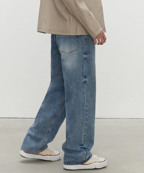 DECET(デケト)の「Mid Rise Wide Jeans DCPT027HLBlue(デニムパンツ・レディース・その他・34/32/30/26/28)」の8枚目の写真