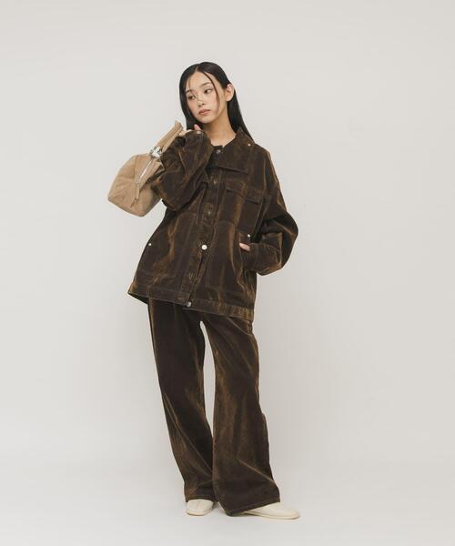 KBF(ケイビーエフ)の「ドロップファスナーデザインボストンBAG(ボストンバッグ・レディース・ベージュ/ダークブラウン・ONE)」の16枚目の写真