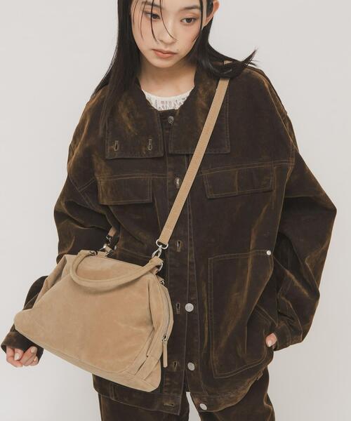 KBF(ケイビーエフ)の「ドロップファスナーデザインボストンBAG(ボストンバッグ・レディース・ベージュ/ダークブラウン・ONE)」の18枚目の写真