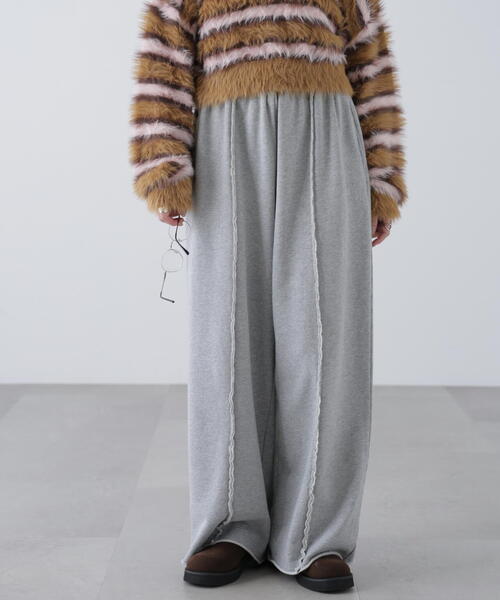 FREE'S MART（フリーズマート）の「◆ワイドストレートスウェットパンツ（その他パンツ・レディース・ホワイト系その他/グレー系その他・SMALL/MEDIUM）」の4枚目の写真