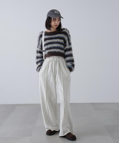 FREE'S MART（フリーズマート）の「◆ワイドストレートスウェットパンツ（その他パンツ・レディース・ホワイト系その他/グレー系その他・SMALL/MEDIUM）」の14枚目の写真