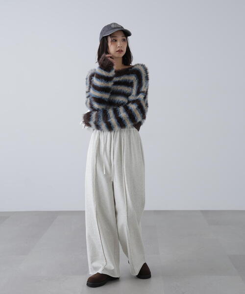 FREE'S MART（フリーズマート）の「◆ワイドストレートスウェットパンツ（その他パンツ・レディース・ホワイト系その他/グレー系その他・SMALL/MEDIUM）」の15枚目の写真