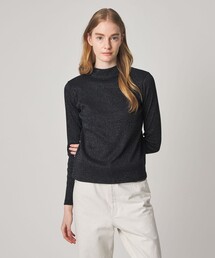 <Steven Alan>ラメ ボトルネック プルオーバー