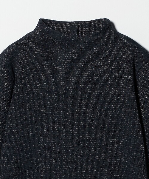 Steven Alan(スティーブンアラン)の「<Steven Alan>ラメ ボトルネック プルオーバー(Tシャツ/カットソー・レディース・ネイビー/オフホワイト・FREE)」の11枚目の写真