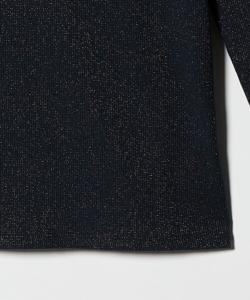 Steven Alan(スティーブンアラン)の「<Steven Alan>ラメ ボトルネック プルオーバー(Tシャツ/カットソー・レディース・ネイビー/オフホワイト・FREE)」の14枚目の写真
