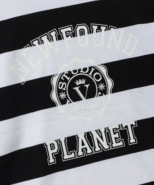 VASTIC(バスティック)の「ニューファウンドボールドストライプロングスリーブ_ブラック / ホワイト(Tシャツ/カットソー・メンズ・その他・LARGE/MEDIUM)」の5枚目の写真