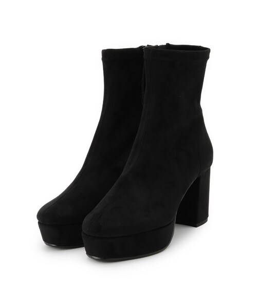 ESPERANZA(エスペランサ)の「ゆる傾斜ショートブーツ(ブーツ・レディース・アイボリー/ブラック/ブラック系・S/M/L/LL)」の17枚目の写真