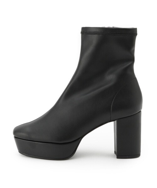 ESPERANZA(エスペランサ)の「ゆる傾斜ショートブーツ(ブーツ・レディース・アイボリー/ブラック/ブラック系・S/M/L/LL)」の19枚目の写真