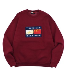 VINTAGE | 【USED】90-00’s TOMMY HILFIGER 刺繍ロゴ スウェット(スウェット)