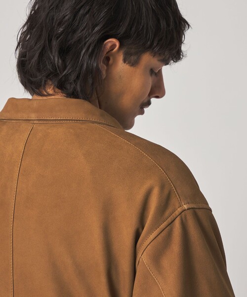 Steven Alan＞ ゴート スエード レザー カバーオール（カバーオール