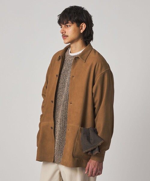 Steven Alan＞ ゴート スエード レザー カバーオール（カバーオール