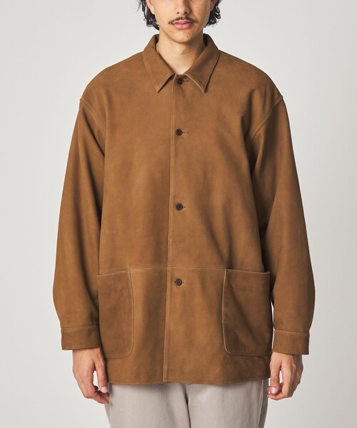 Steven Alan＞ ゴート スエード レザー カバーオール（カバーオール