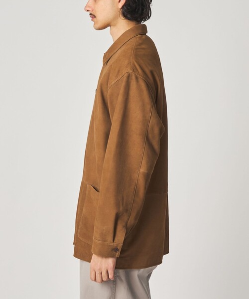 Steven Alan＞ ゴート スエード レザー カバーオール（カバーオール