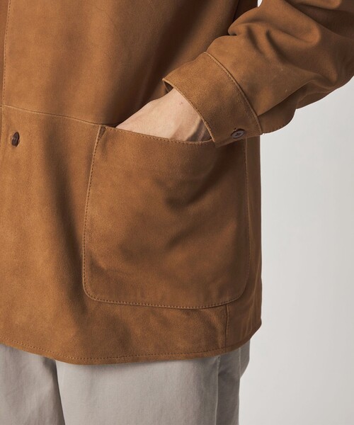 Steven Alan＞ ゴート スエード レザー カバーオール（カバーオール