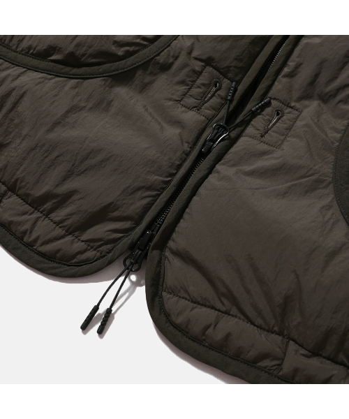 MOIF（モイフ）の「[AW25] MIL LINER JACKET / STONE（ナイロンジャケット・メンズ・その他・2(M)/3(L)/1(S)）」の8枚目の写真