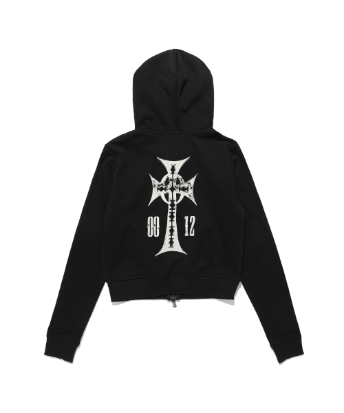 OPUS 0012(オーパス0012)の「Op. 07 CITY GIRL HOOD-ZIP BLACK(パーカー・レディース・その他・SMALL/MEDIUM)」の4枚目の写真