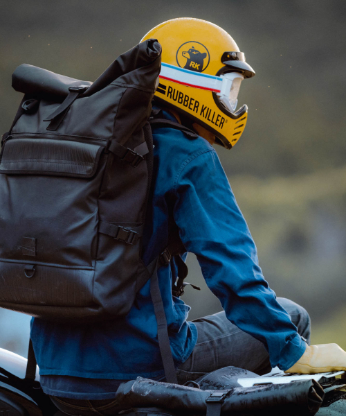 RUBBER KILLER（ラバーキラー）の「Roger Backpack &amp; Side Bag_For Motorcycle Rider [Black]（バックパック/リュック・メンズ・その他・FREE）」の12枚目の写真