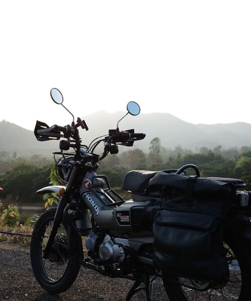 RUBBER KILLER（ラバーキラー）の「ロジャーバックパック＆サイドバッグ_モーターサイクルライダー用 [ブラック]（バックパック/リュック・メンズ・その他・FREE）」の3枚目の写真